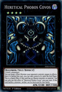 Yugioh Heretical Phobos Covos INFO-EN045 Super Rare 1st Edition LP
