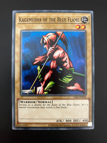 Yugioh Kagemusha of the Blue Flame LOB-EN028 Unlimited Edition Common NM/MINT