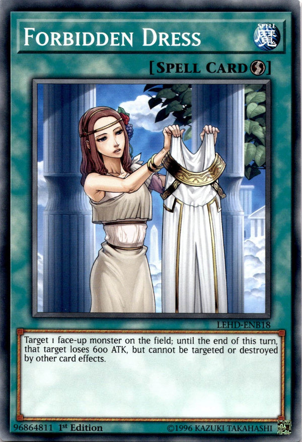 Yugioh Forbidden Dress LEHD-ENB18 Common 1st Edition VLP/NM