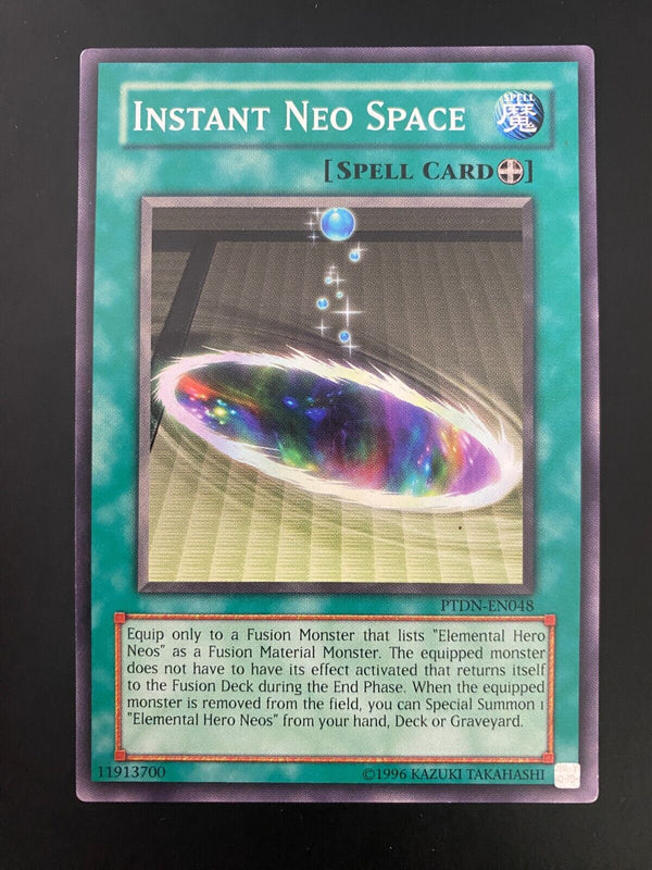 Yugioh Instant Neo Space PTDN-EN048 Common Unlimited Edition VLP/NM