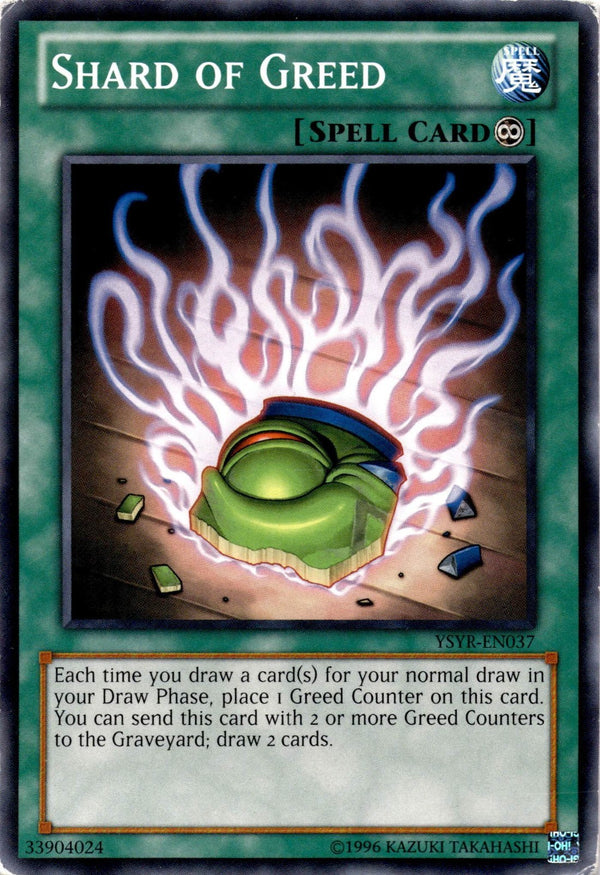 Yugioh Shard of Greed YSYR-EN037 Common Unlimited Edition HP