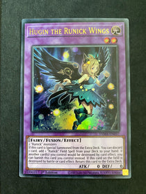 Yugioh Hugin the Runick Wings TAMA-EN037 Ultra Rare 1st Edition NM