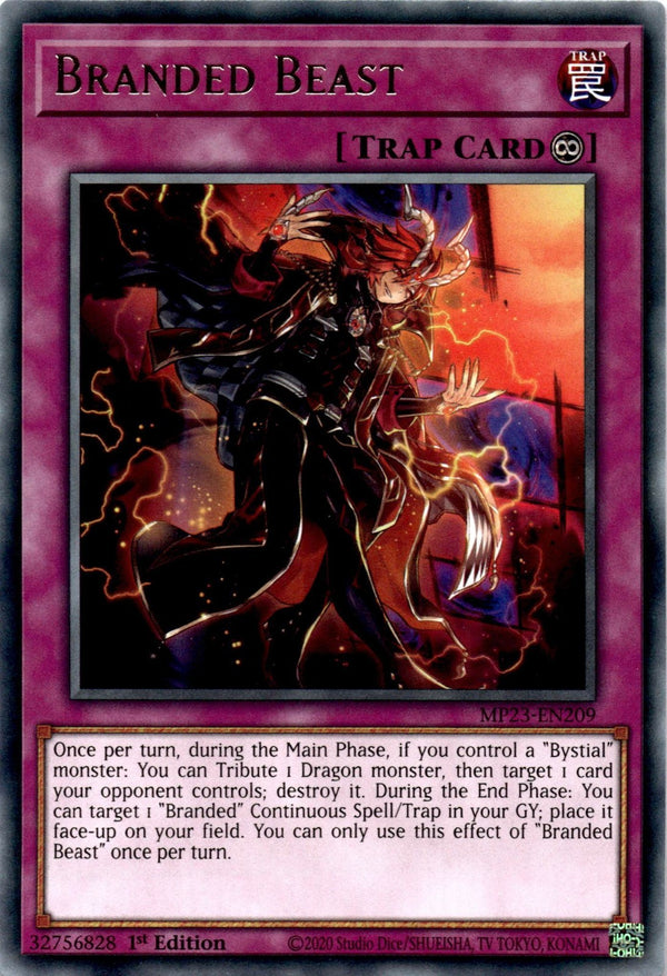 Yugioh Branded Beast MP23-EN209 Rare 1st Edition NM