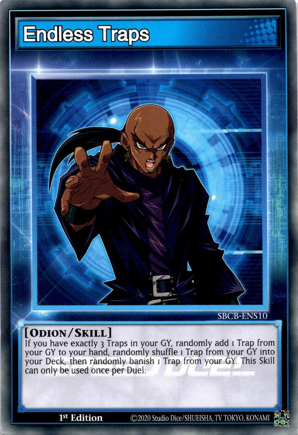 Yugioh Endless Traps SBCB-ENS10 Speed Duel Common 1st Edition LP