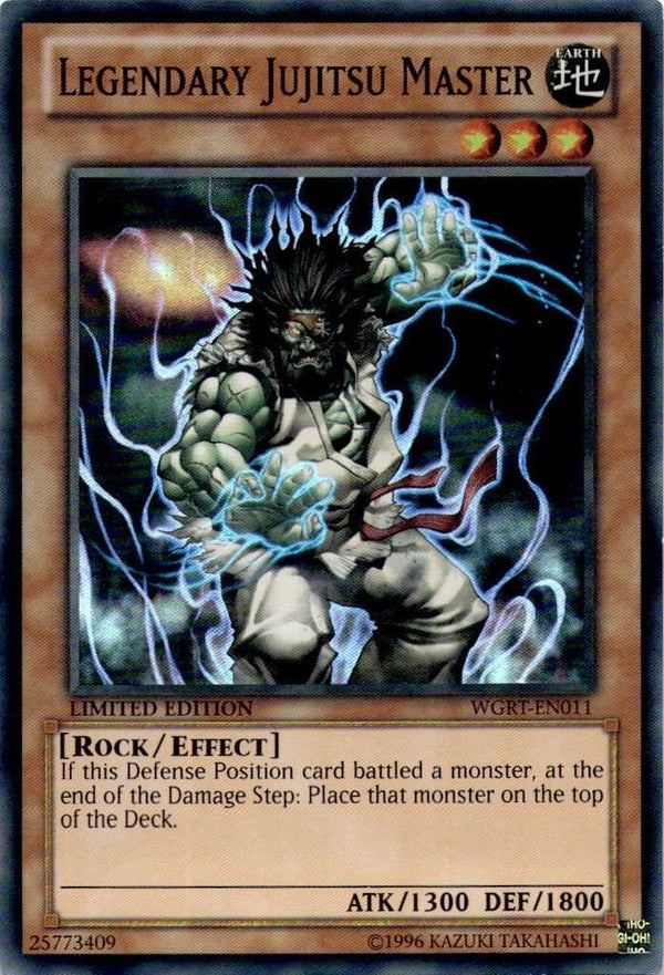 Yugioh Legendary Jujitsu Master WGRT-EN011 Super Rare Limited Edition NM