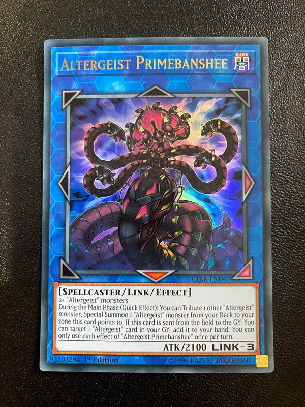 Yugioh Altergeist Primebanshee CIBR-EN047 Ultra Rare 1st Edition LP/VLP