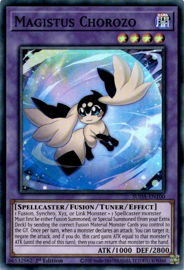 Yugioh Magistus Chorozo SUDA-EN100 Super Rare 1st Edition NM