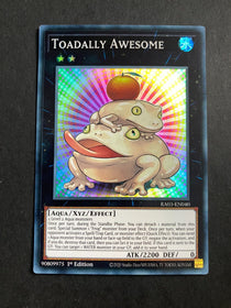 Yugioh Toadally Awesome RA03-EN040 Super Rare 1st Edition NM