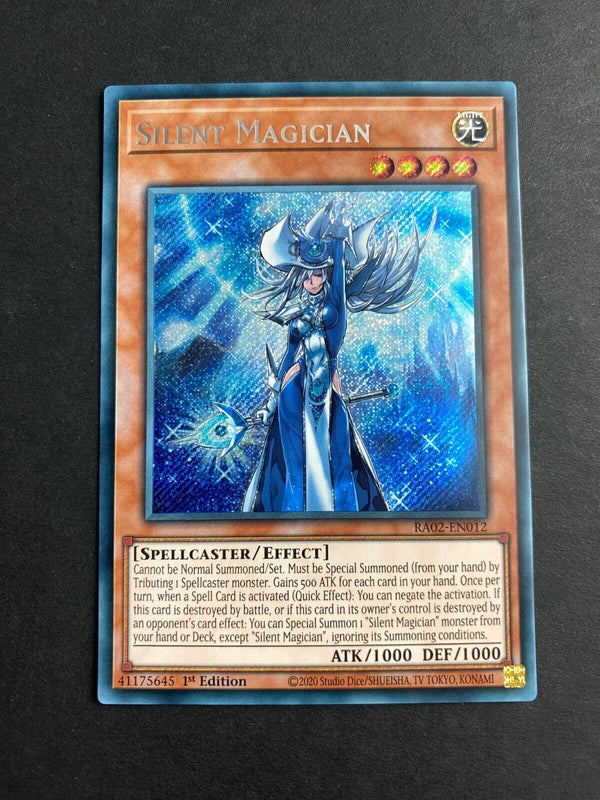 Yugioh Silent Magician RA02-EN012 Secret Rare 1st Edition NM