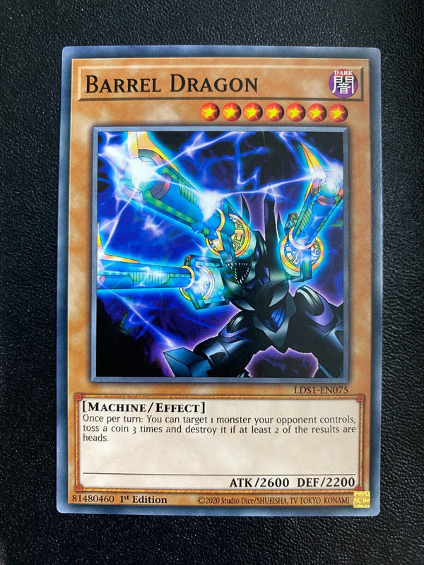 Yugioh Barrel Dragon LDS1-EN075 Common 1st Edition NM