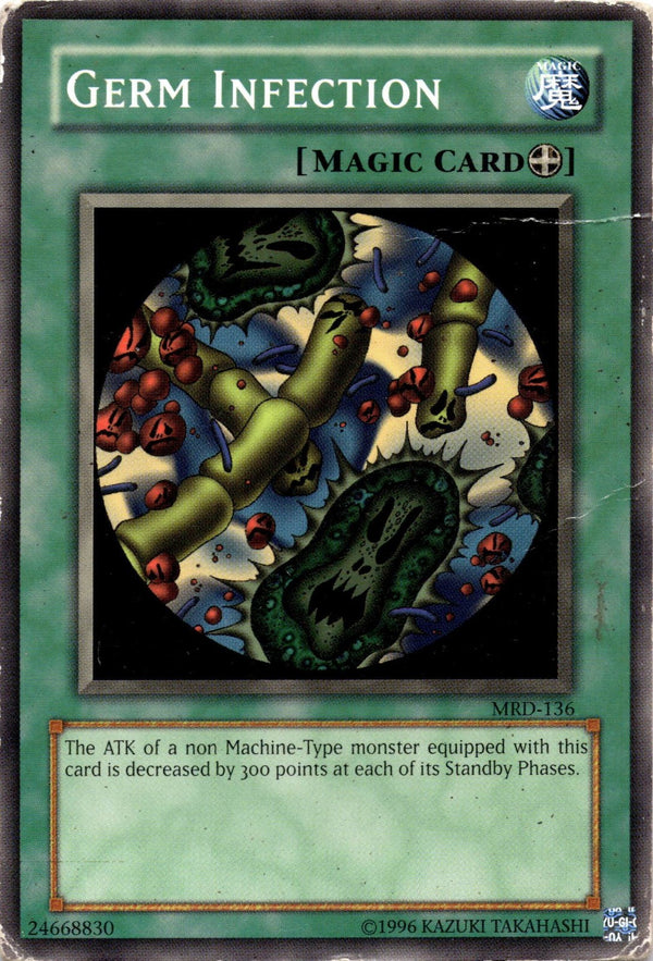 Yugioh Germ Infection MRD-136 Common Unlimited Edition DAMAGED