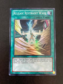 Yugioh Release Restraint Wave WGRT-EN077 Super Rare Limited Edition NM