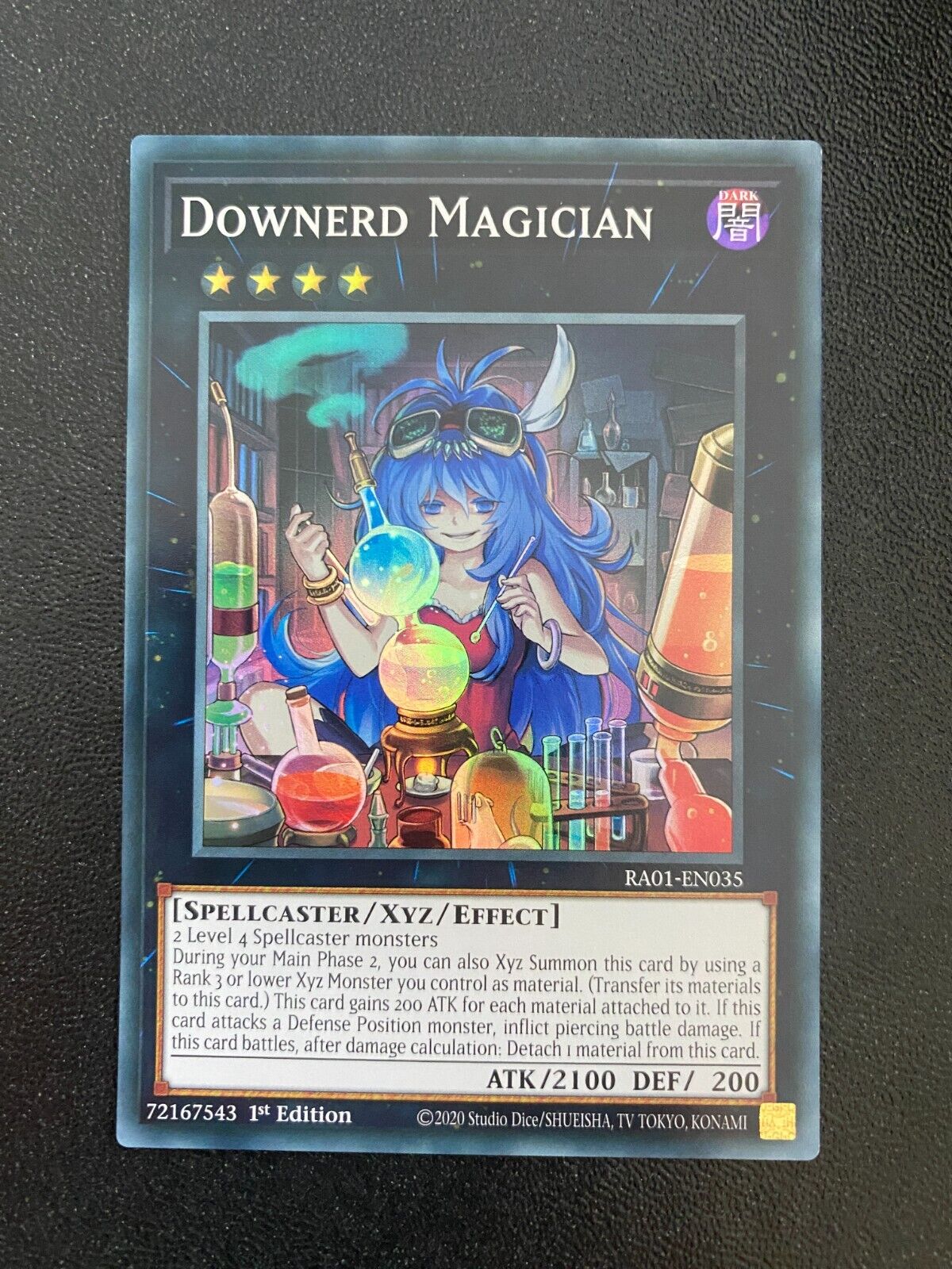 Yugioh Downerd Magician RA01-EN035 Super Rare 1st Edition NM/MINT