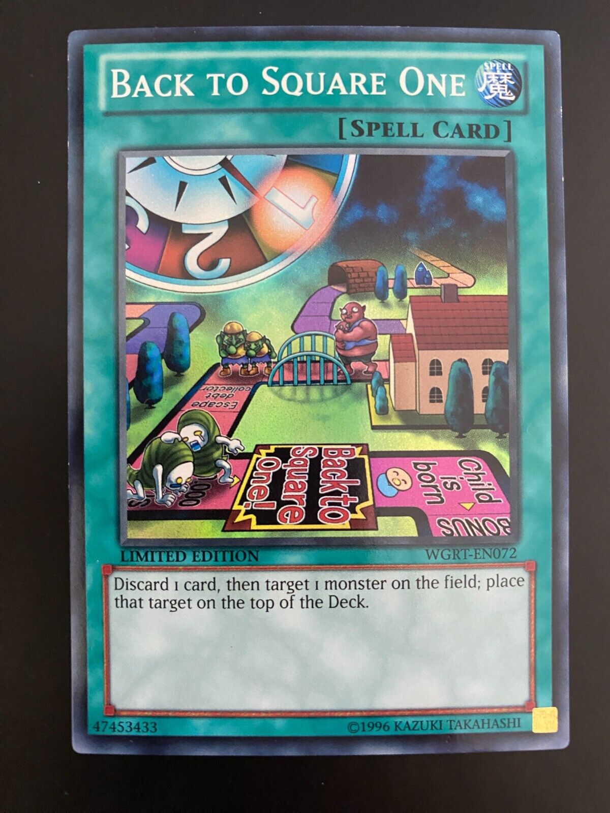 Yugioh Back to Square One WGRT-EN072 1st Edition Super Rare NM