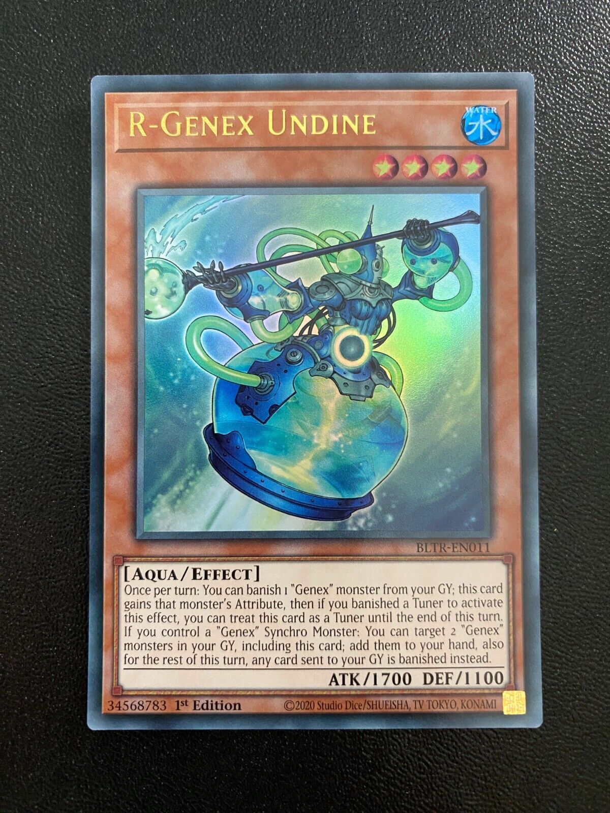 Yugioh R-Genex Undine BLTR-EN011 Ultra Rare 1st Edition NM