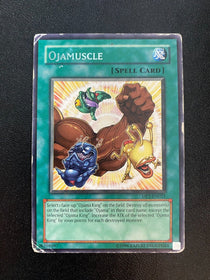 Yugioh Ojamuscle DP2-EN021 Rare Unlimited Edition DMG