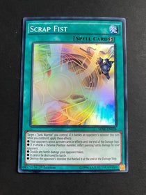 Yugioh Scrap Fist SDSE-EN024 Super Rare 1st Edition LP