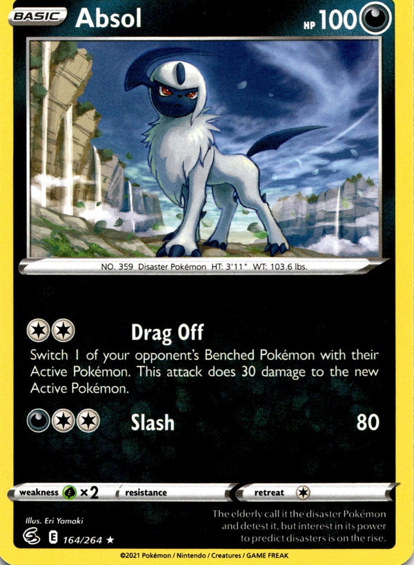 Pokemon Absol 164/264 Fusion Strike Non Holo VLP/NM