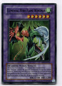 Yugioh Elemental Hero Flame Wingman DP1-EN010 Super Rare Unlimited Edition NM