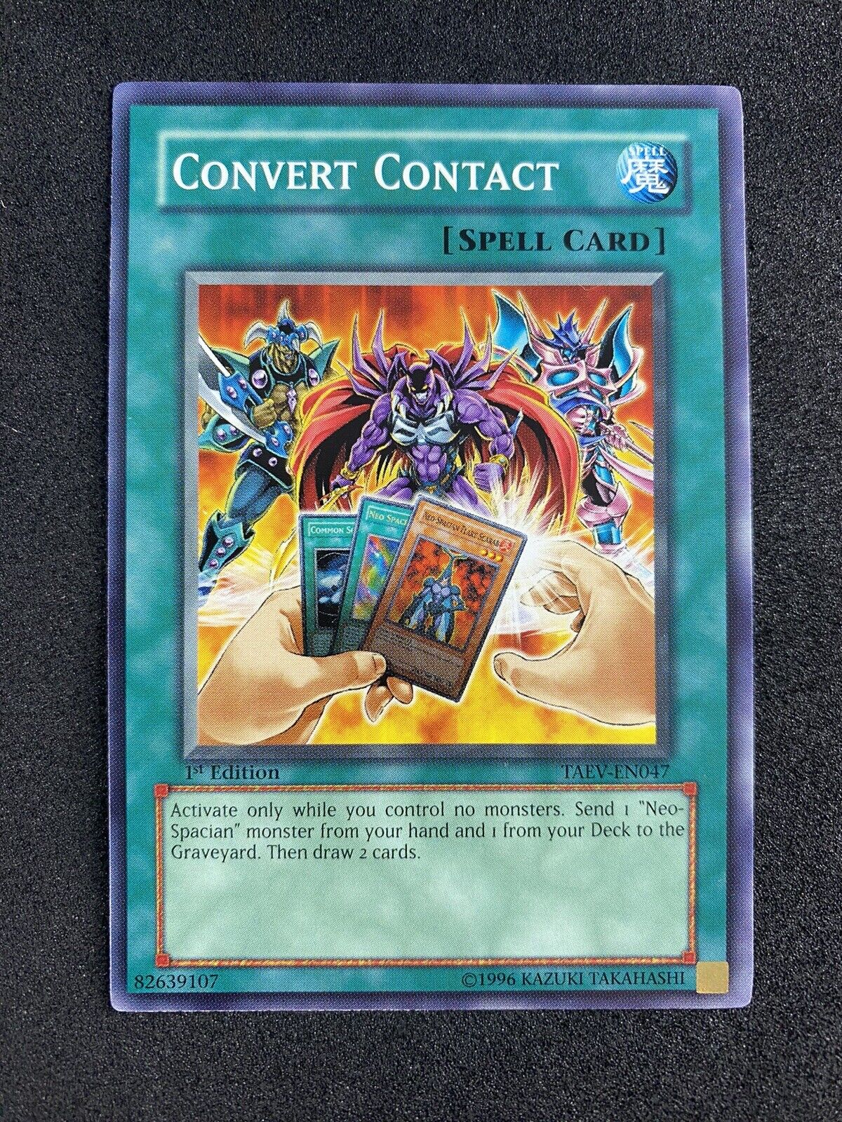 Yugioh Convert Contact TAEV-EN047 Common 1st Edition NM