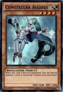 Yugioh Constellar Algiedi HA07-EN007 Super Rare Unlimited Edition DAMAGED