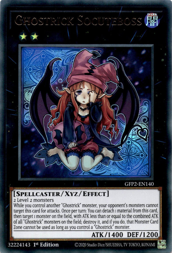 Yugioh Ghostrick Socuteboss GFP2-EN140 Ultra Rare 1st Edition NM