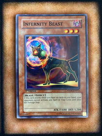 Yugioh Infernity Beast ANPR-EN012 Common 1st Edition LP