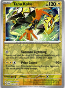 Pokemon Tapu Koko 065/191 Surging Sparks Reverse Holo NM