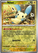 Pokemon Minun 061/182 Paradox Rift Reverse Holo NM