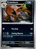 Pokemon Crawdaunt 085/132 Mega Evolution Reverse Holo NM