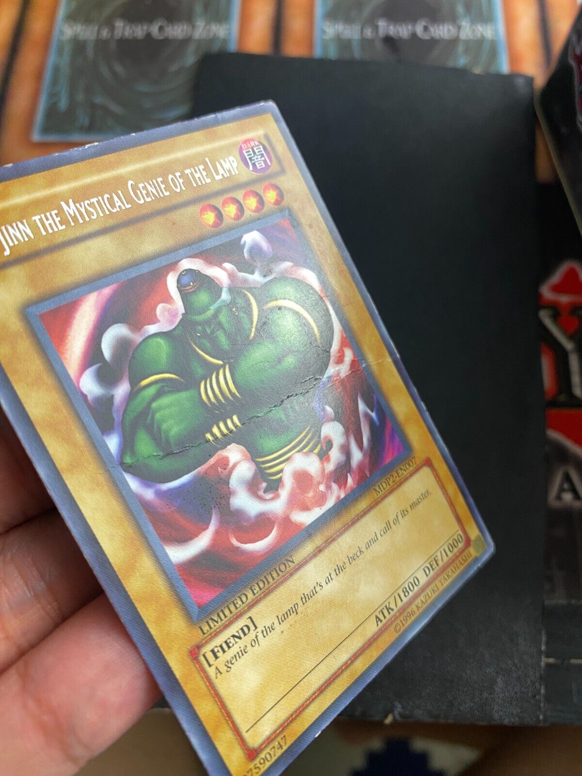 Yugioh La Jinn The Mystical Genie Of The Lamp MDP2-EN007 Rare Limited Ed DMG