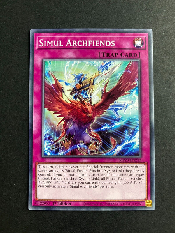 Yugioh Simul Archfiends MP23-EN213 Common 1st Edition NM