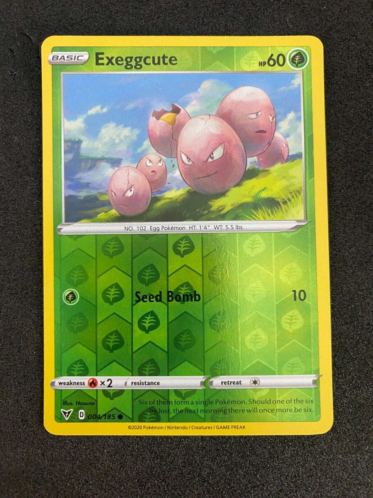 Pokemon Exeggcute 004/185 Vivid Voltage Reverse Holo NM-MINT 04/185