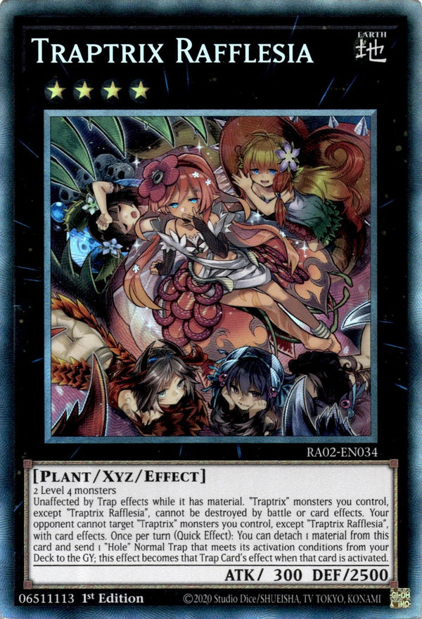 Yugioh Traptrix Rafflesia RA02-EN034 Collector’s Rare 1st Edition NM