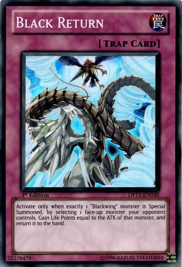 Yugioh Black Return DP11-EN030 Super Rare 1st Edition NM