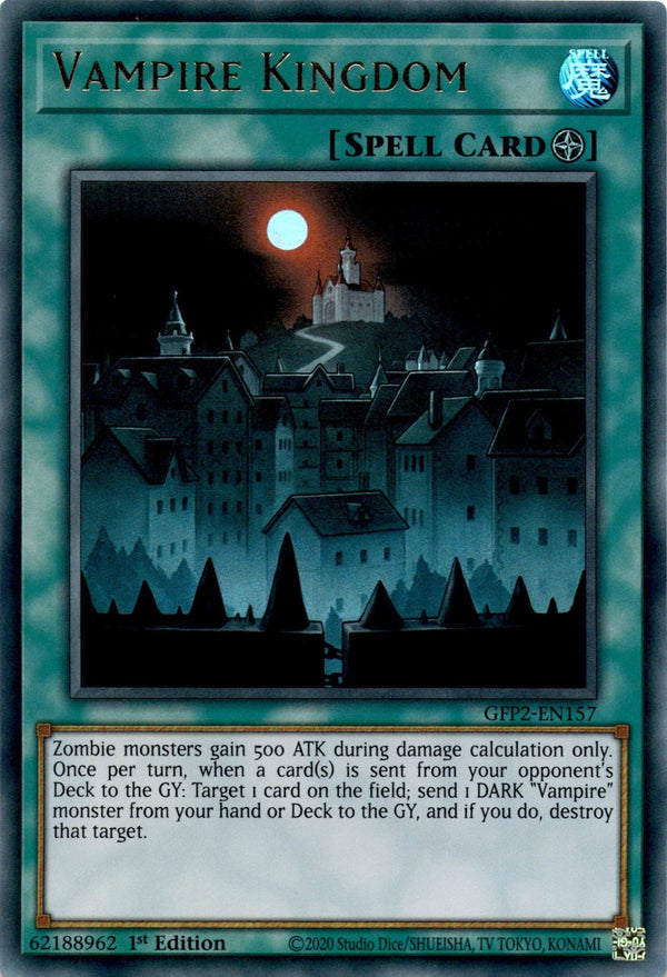 Yugioh Vampire Kingdom GFP2-EN157 Ultra Rare 1st Edition NM