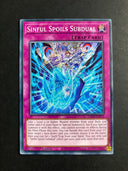 Yugioh Sinful Spoils Subdual LEDE-EN074 Common 1st Edition VLP/NM