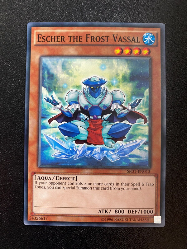 Yugioh Escher the Frost Vassal SR01-EN013 Common Unlimited Edition VLP/NM