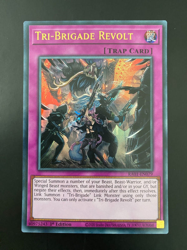 Yugioh Tri-Brigade Revolt RA01-EN079 Ultra Rare 1st Edition NM/MINT