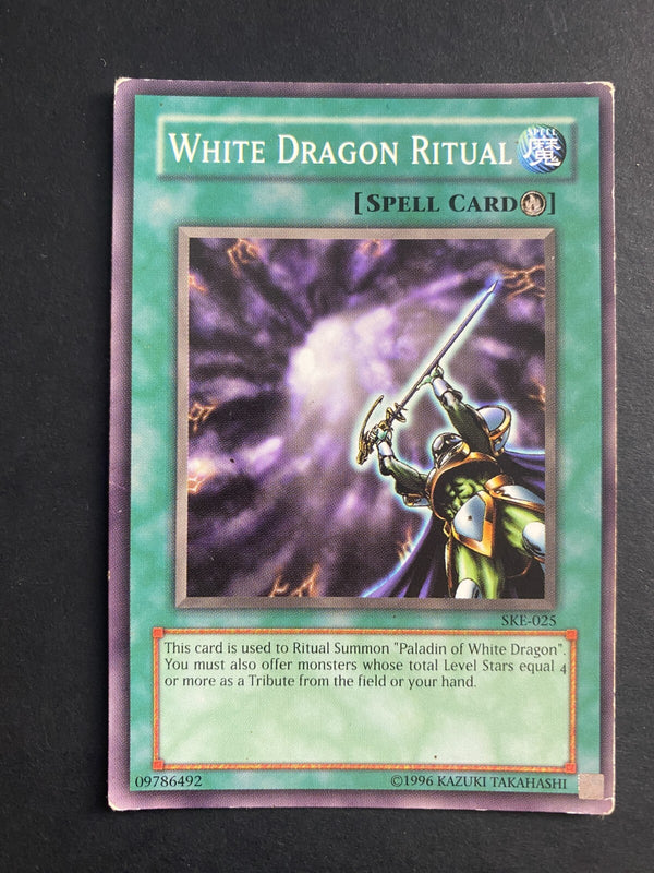 Yugioh White Dragon Ritual SKE-025 Common Unlimited Edition HP