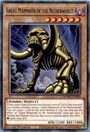 Yugioh Great Mammoth of the Netherworld MZMU-EN004 Rare 1st Edition NM