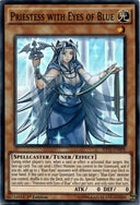 Yugioh Priestess with Eyes of Blue SHVI-EN098 Super Rare 1st/unl Edition NM