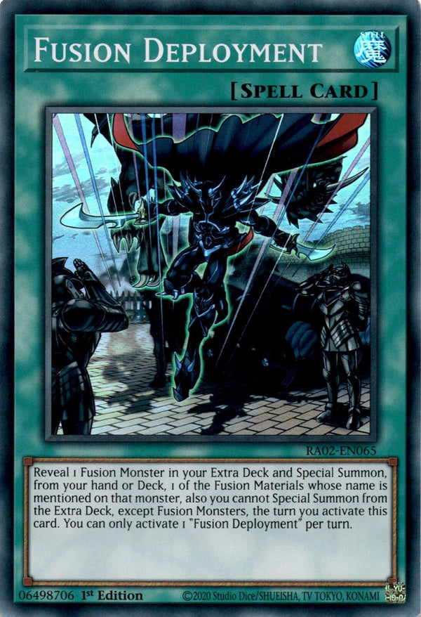 Yugioh Fusion Deployment RA02-EN065 Super Rare 1st Edition NM