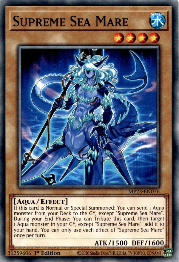 Yugioh Supreme Sea Mare MP23-EN076 Common 1st Edition NM