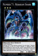 Yugioh Number 71: Rebarian Shark CT14-EN005 Super Rare Limited Edition VLP/NM