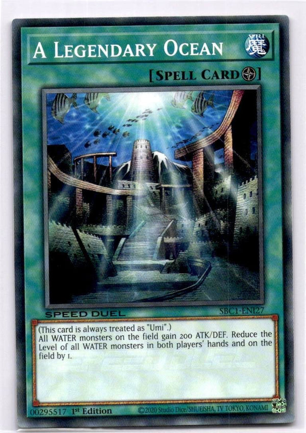 Yugioh A Legendary Ocean SBC1-ENI27 Common 1st Edition NM