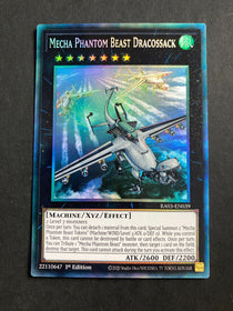 Yugioh Mecha Phantom Beast Dracossack RA03-EN039 Prismatic Collector’s Rare NM