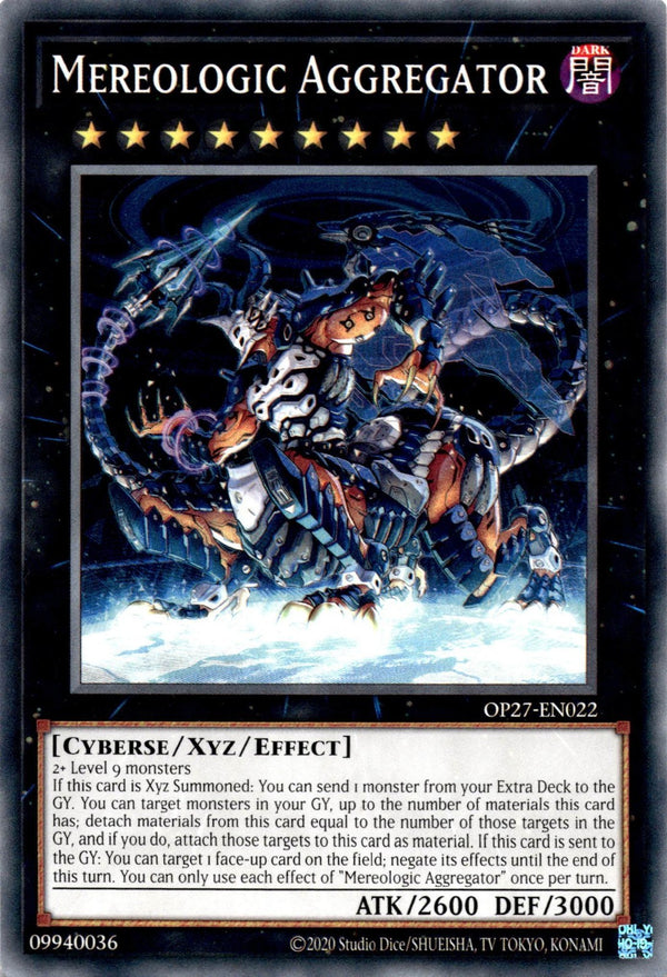 Yugioh Mereologic Aggregator OP27-EN022 Common 1st Edition NM