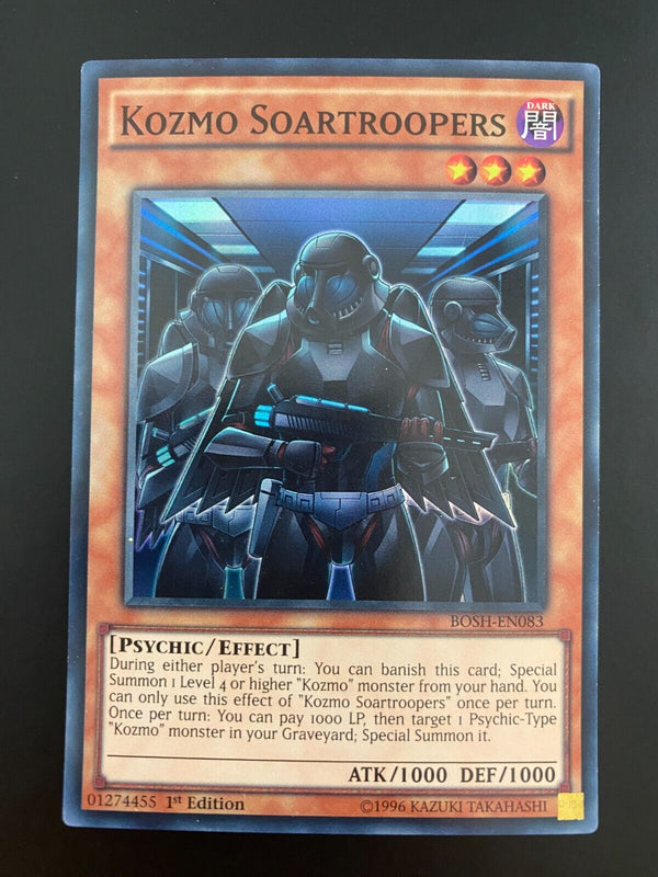 Yugioh Kozmo Soartroopers BOSH-EN083 1st Edition NM