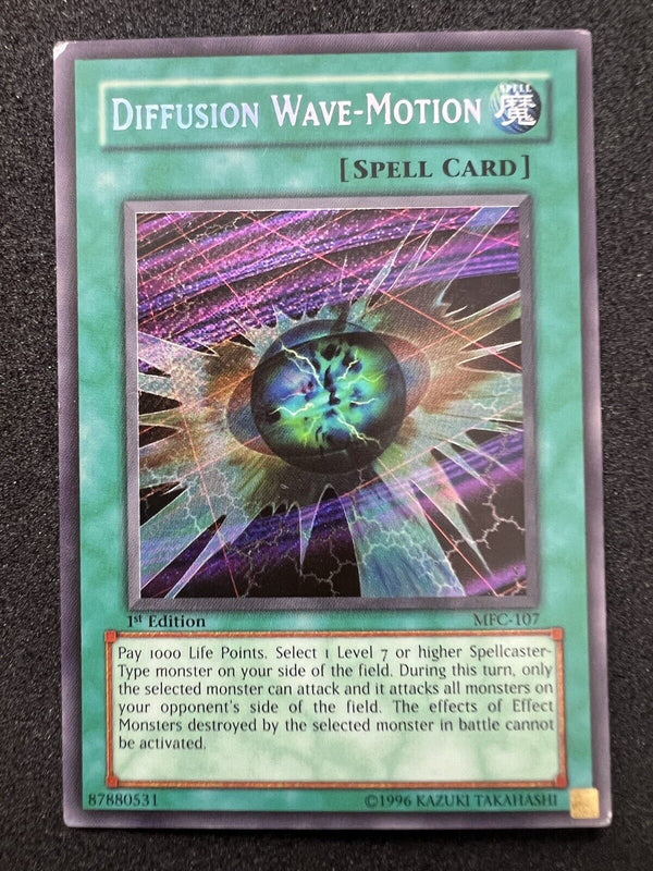 Yugioh Diffusion Wave-Motion MFC-107 1st Edition Secret Rare LP